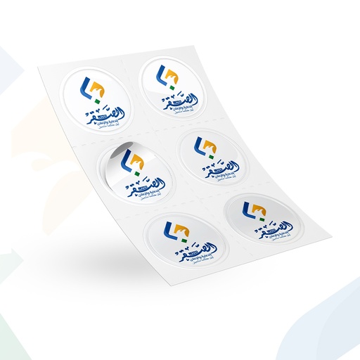 استيكرات منتجات طباعة وقص